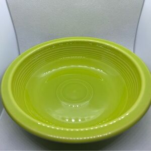 Fiestaware post 86 retired Lemongrass color Pasta Dish.